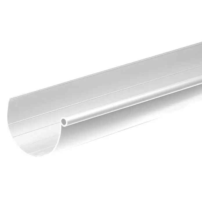 Dakota Canalón G-125 - Largo: 2 m, PVC, Blanco