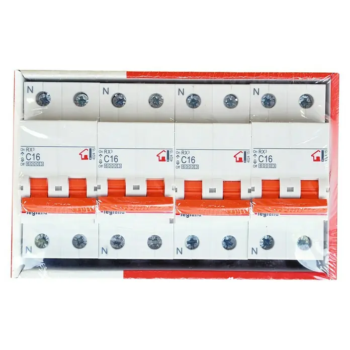 Legrand Magnetotérmico automático Pack RX3 P+N - C, 16 A, 2 polos