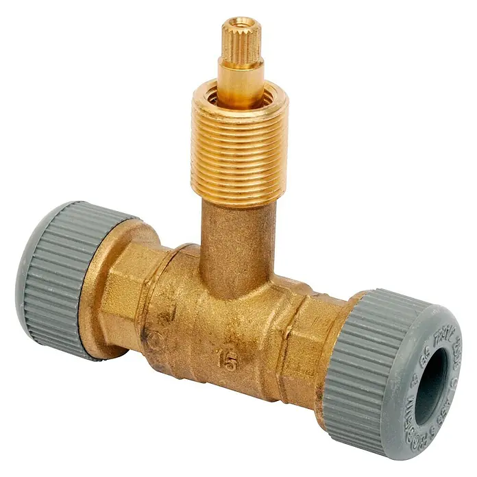 Válvula esférica metálica empotrar - 22 mm