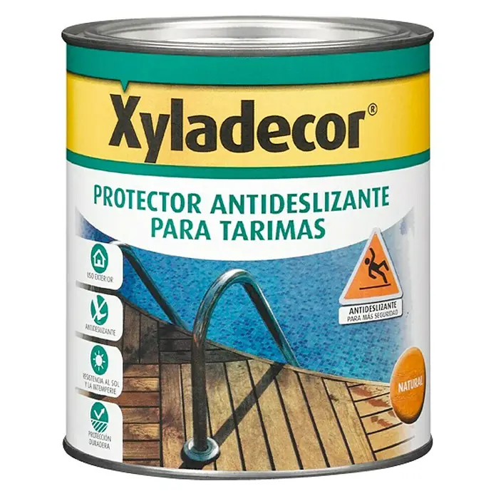 Xyladecor Protección para madera antideslizante - Natural, 5 l