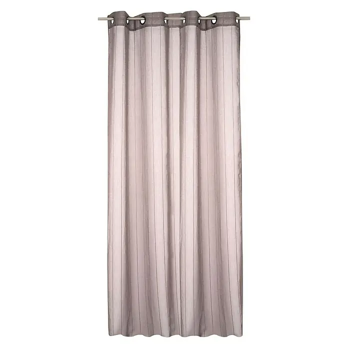 Visillo para ventana Bambou - 135 x 250 cm, 100% poliéster, Taupe