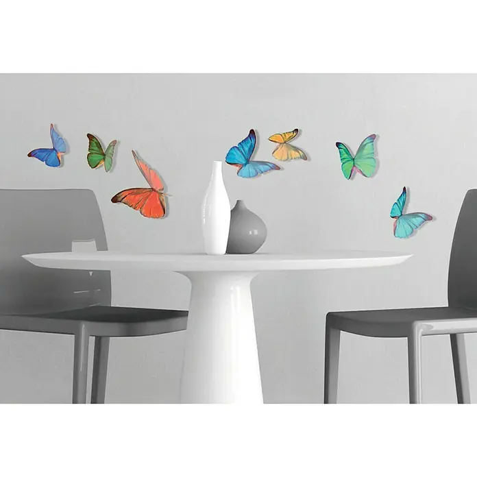 Adhesivos decorativos 3D Mariposa - Mariposas, Multicolor