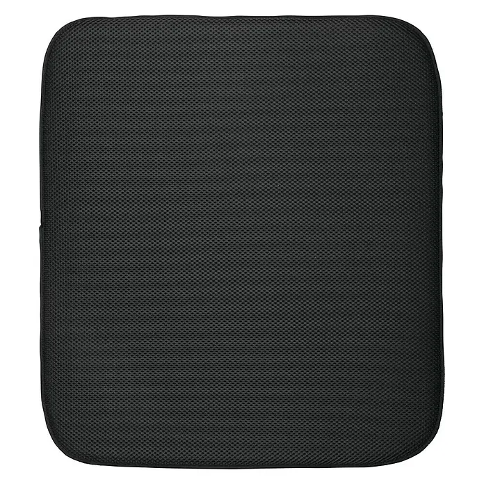 Escurreplatos Microfibra - L x An x Al: 46 x 41 x 1 cm, Negro