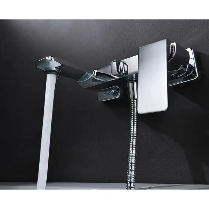 Imex Fiyi Grifo monomando de bañera - Cromo, Brillante