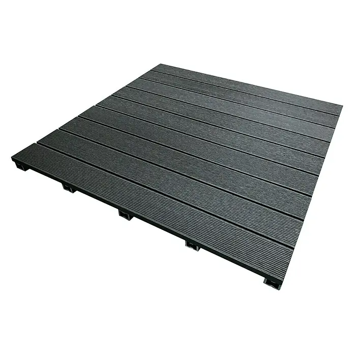 Loseta de WPC - Antracita, An x L: 90 x 90 cm, 1 ud.