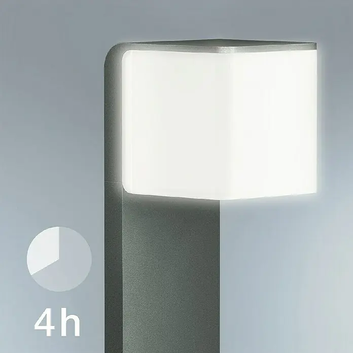 Steinel Sensor-LED-Außenwegeleuchte GL 80 LED iHF - Anthrazit, L x B x H: 13,2 x 11 x 63,25 cm - Detailaufnahme