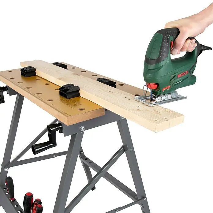 Werkbank - L x B x H: 60,5 cm x 63 cm x 76 mm, Traglast: 150 kg