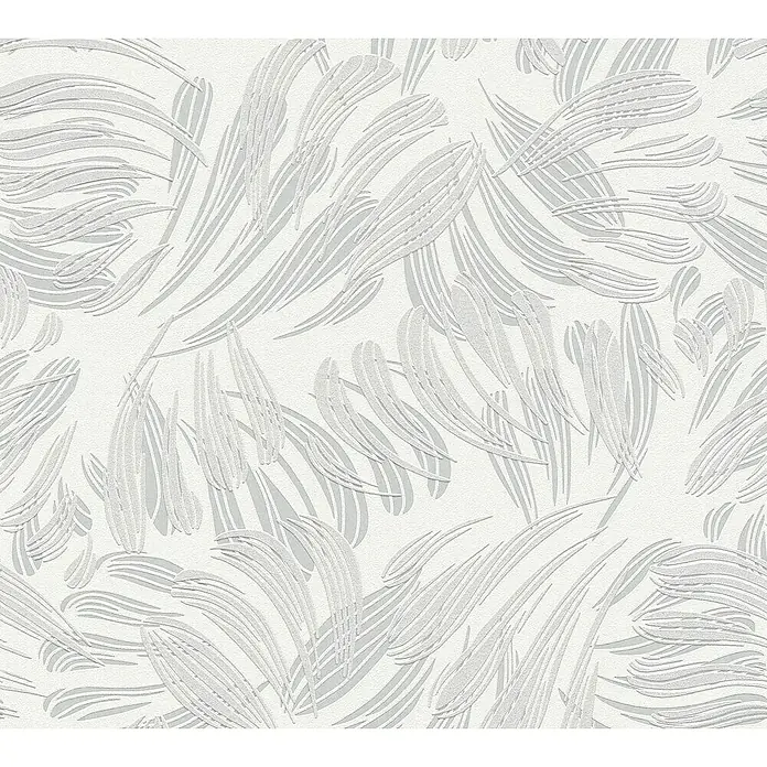 AS Creation Flavour Vliestapete Floralmuster - Grau, Floral, 10,05 x 0,53 m - Detailaufnahme