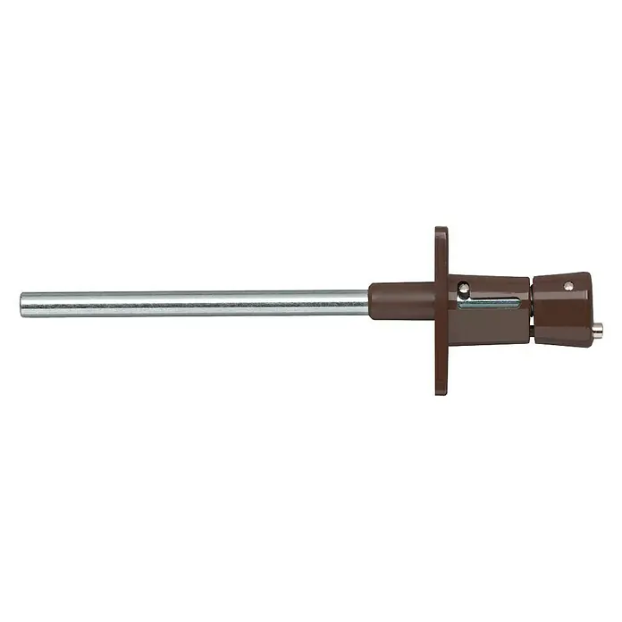 Abus Tope de cierre para persianas RS87 - Largo: 177 mm, Marrón