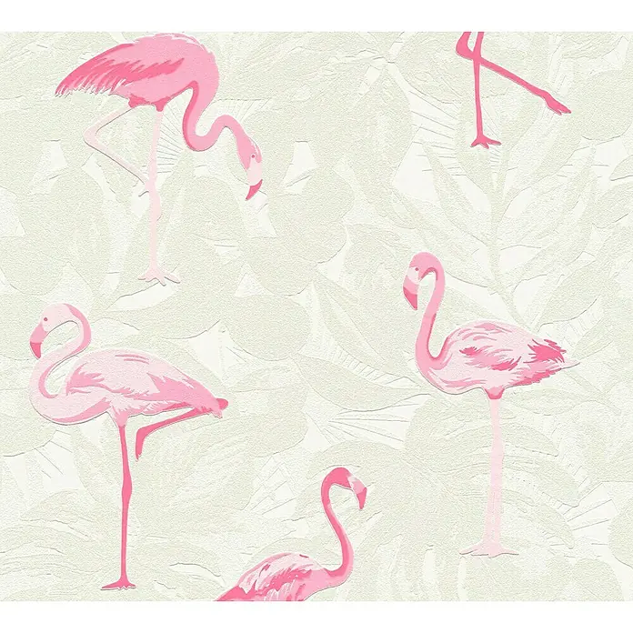 AS Creation Boys And Girls 6 Vliestapete - Weiß/Pink, Motiv, 10,05 x 0,53 m - Detailaufnahme
