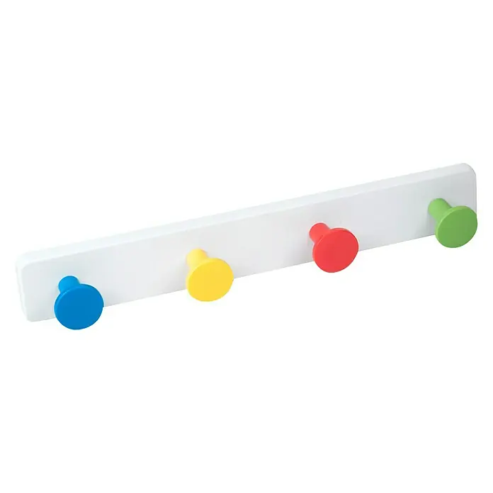 Nesu Perchero 9062 - L x An x Al: 41 x 6 x 5,5 cm, Plástico, Multicolor