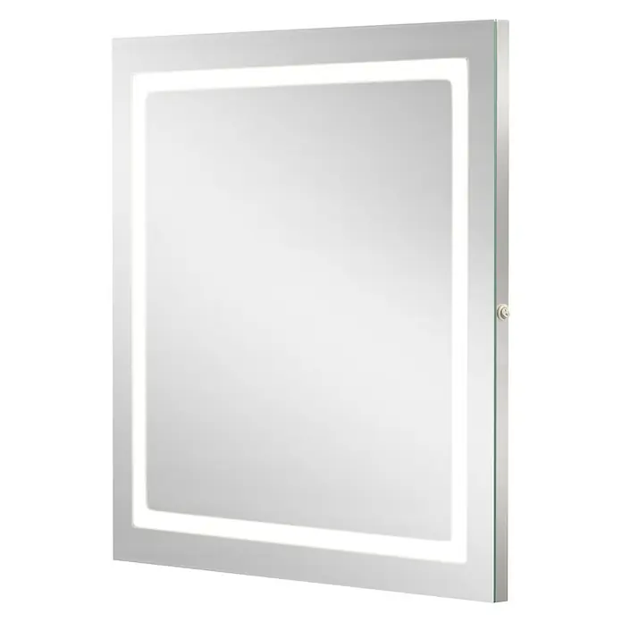 Camargue Espacio LED-Lichtspiegel Vista - 80 x 80 cm, Mit Kippschalter - Vorderansicht