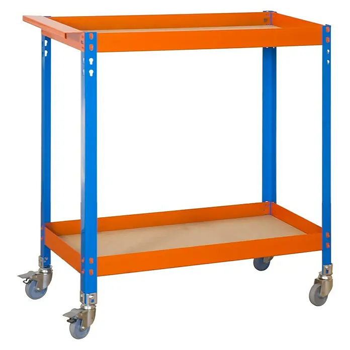 Simonrack Simonwork Carro de taller Wagon Chipboard - L x An x Al: 40 x 90 x 103 cm, Metal, Azul