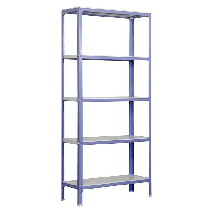 Simonrack Homeclick Metallregal Mini - L x B x H: 40 x 80 x 180 cm, Traglast: 150 kg/Boden, Anzahl Böden: 5 Stk., Lila