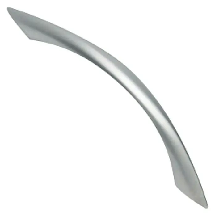 Nesu Tirador para muebles 867617 - L x An x Al: 12,7 x 1,2 x 2,4 cm, Cromado, Cromado mate, Distancia entre orificios: 96 mm