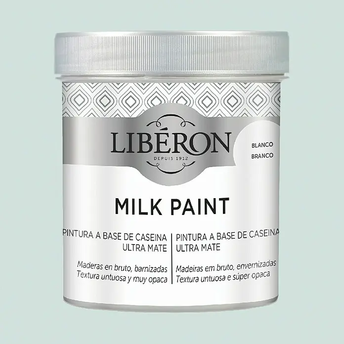 Libéron Pintura Milk paint - Piedra, 500 ml, Mate