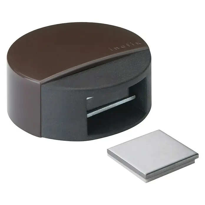 Inofix Tope de puerta 2037 - Acero inoxidable, Marrón