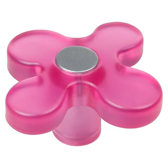 Nesu Pomo infantil para mueble Flor - Rosa