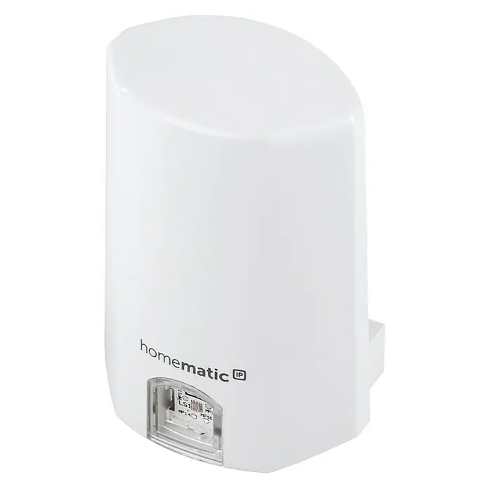 Homematic IP Funk-Lichtsensor HmIP-SLO - Weiß, 5,2 x 6,5 x 3,4 cm, Batteriebetrieben - Linke Seitenansicht
