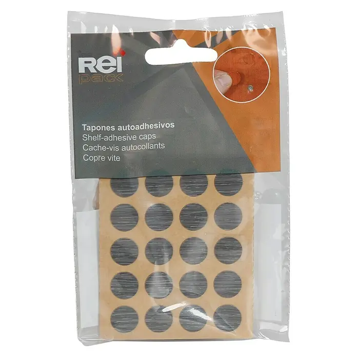 Rei Tapón embellecedor 4063 - 40 uds., Marrón oscuro