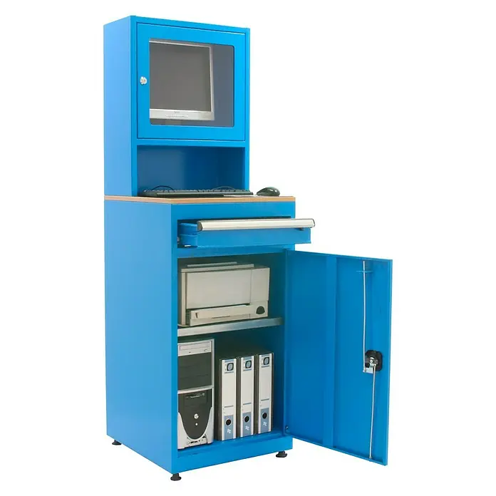 Simonrack Simonlocker Armario metálico Computer - L x An x Al: 57 x 56 x 170 cm, 1 cajón
