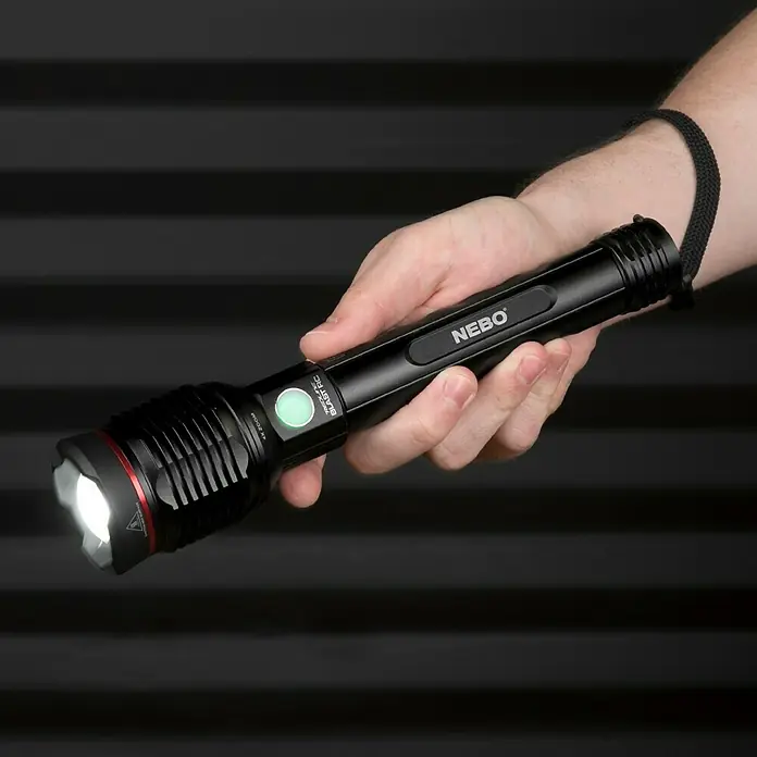 Nebo Tools Redline Linterna LED Blast - 32 lm - 3.200 lm, Aluminio, 2 h - 4,5 h