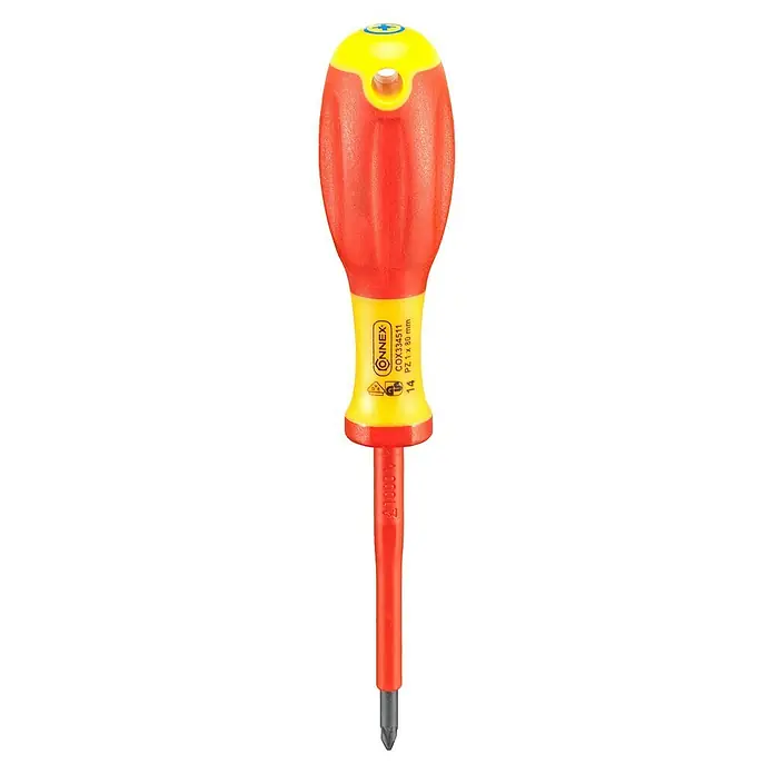 Destornillador para electricista COX334511 - PZ 1, Longitud de la hoja: 80 mm