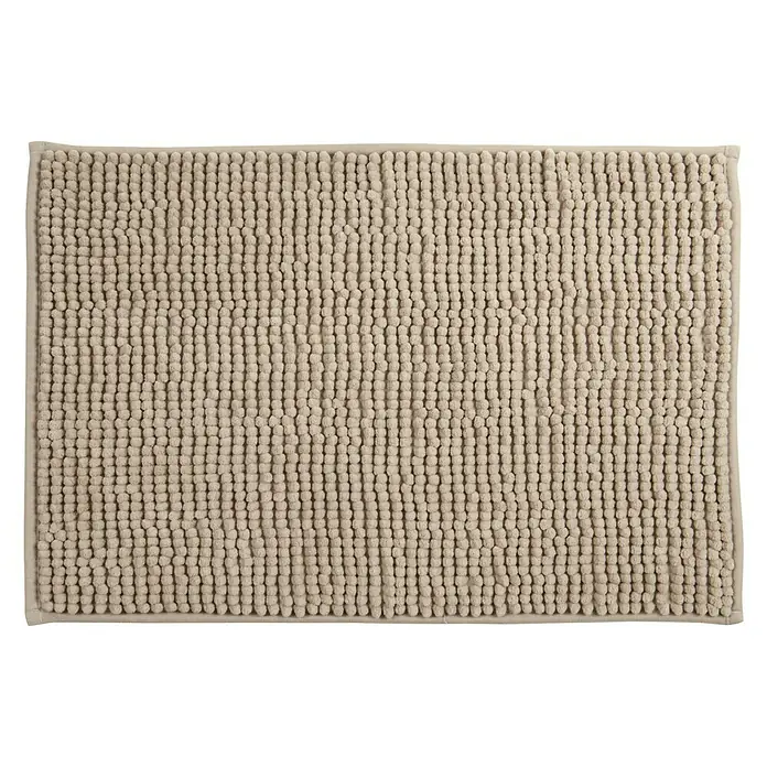 MSV Alfombra para baño Chenille - 40 x 60 cm, Taupe