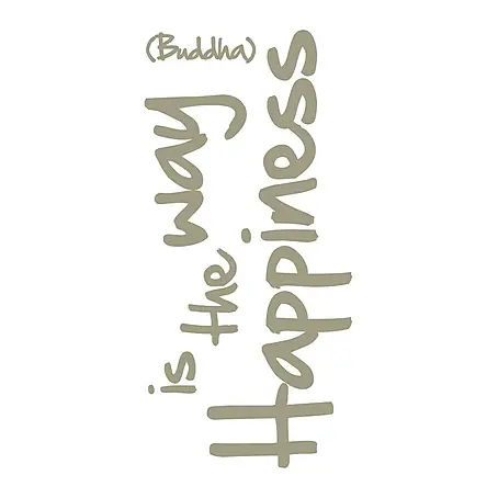 Vinilo de pared Happiness is the way