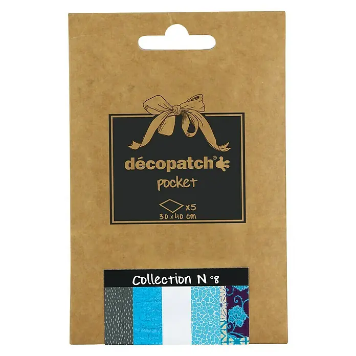 Décopatch Papel decorativo Pocket N8 - 40 x 30 cm, Papel