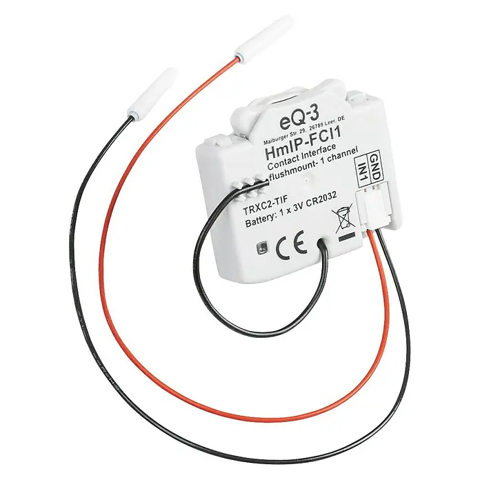 Homematic IP Adapter Kontakt-Schnittstelle - Batteriebetrieben, Unterputz, 3 V - Detailaufnahme