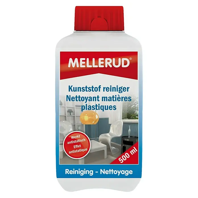 Mellerud Kunststofreiniger - 500 ml, Fles met kindveilige sluiting