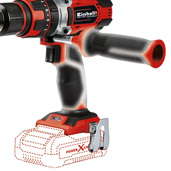 Einhell Power X-Change Akku-Schlagbohrschrauber TE-CD 18/48 Li-i-Solo - 18 V, Ohne Akku, Leerlaufdrehzahl: 0 U/min - 1.500 U/min