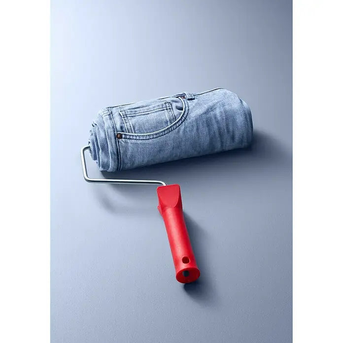 SCHÖNER WOHNEN-Farbe Wandfarbe Trendfarbe - Denim, 1 l, Matt, Konservierungsmittelfrei - Stimmungsaufnahme