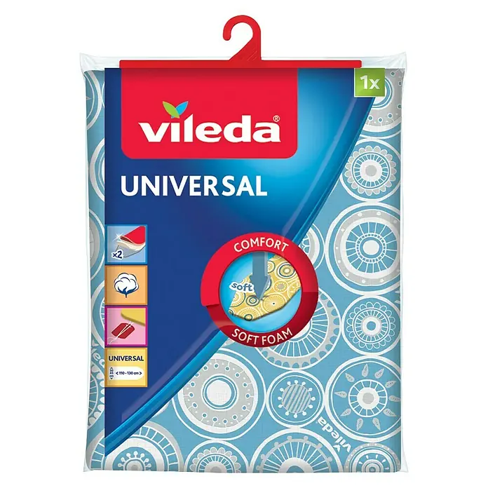 Vileda Funda para tabla de planchar Universal - Otras propiedades: Es adecuado para plancha de vapor