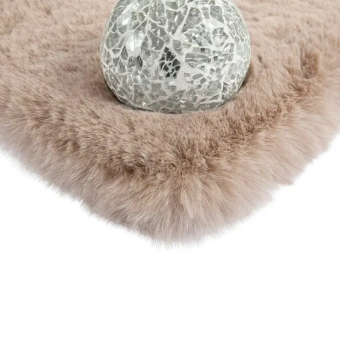 Kayoom Hochflorteppich Rabbit - Creme, 280 x 180 cm, 100 % Polyester - Detailaufnahme