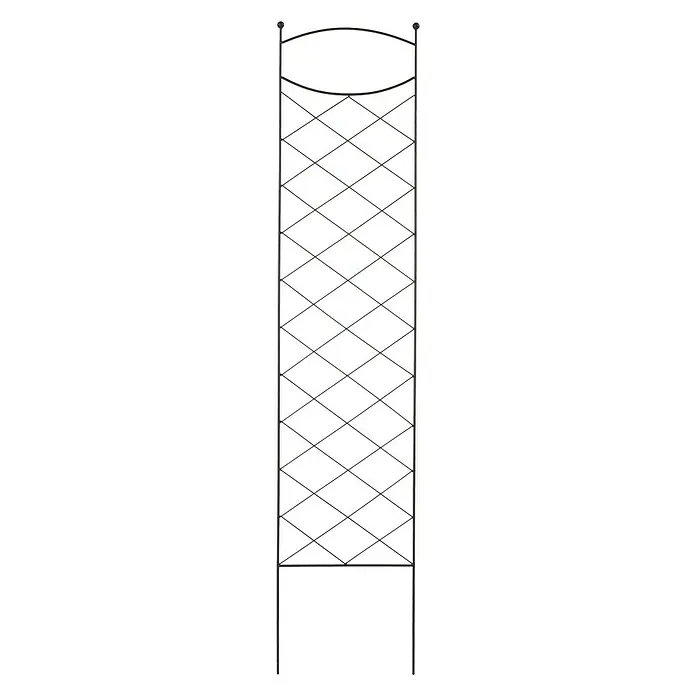 Gardol Ukrasna rešetka za penjačice Liguren - 39 x 180 cm, Antracit - Pogled sprijeda