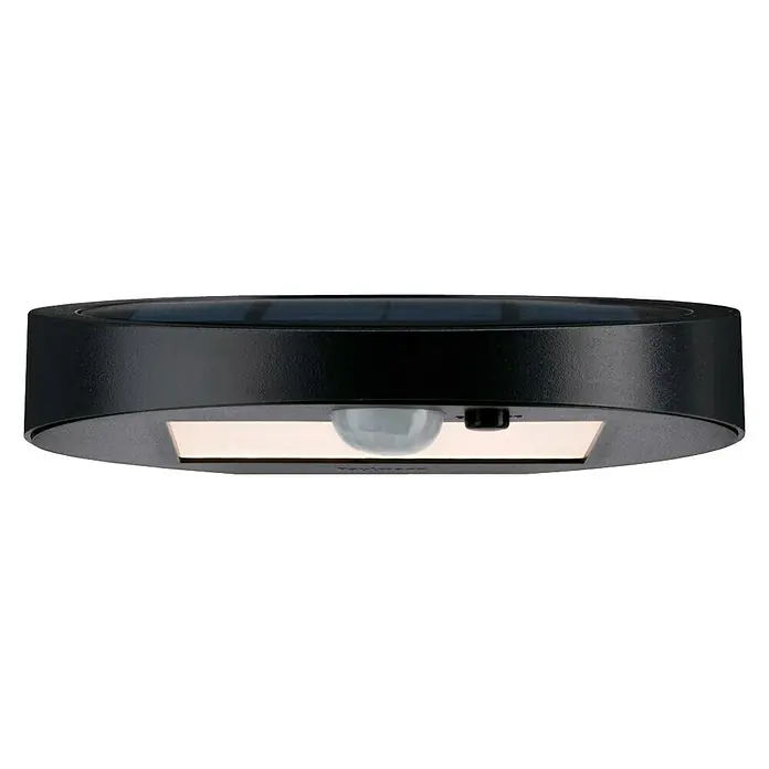 Paulmann Ryse LED-Solar-Außenwandleuchte - Bewegungsmelder, 1,2 W, Material: Kunststoff, Warmweiß, Anthrazit