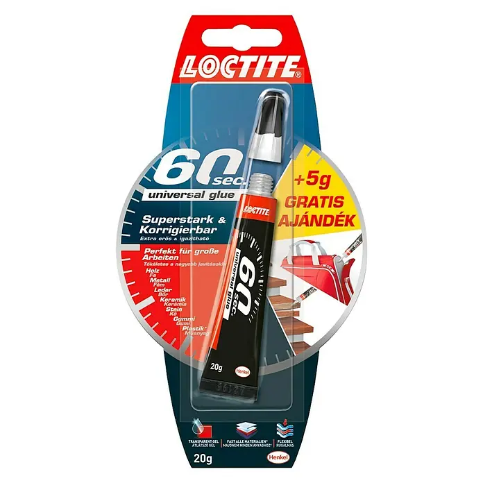 Loctite Sekundenkleber - 20 g, Tube, Gelartig