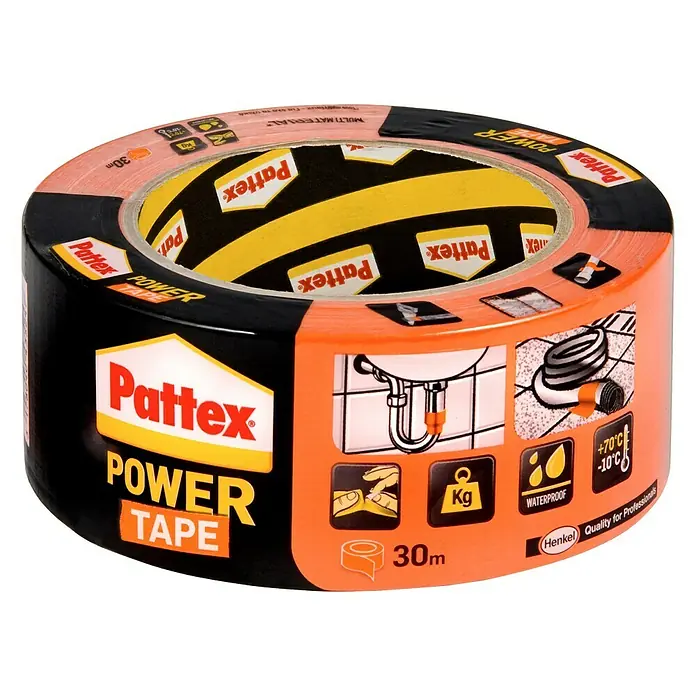 Pattex Gewebe-Klebeband Power Tape - Länge: 30 m, Orange