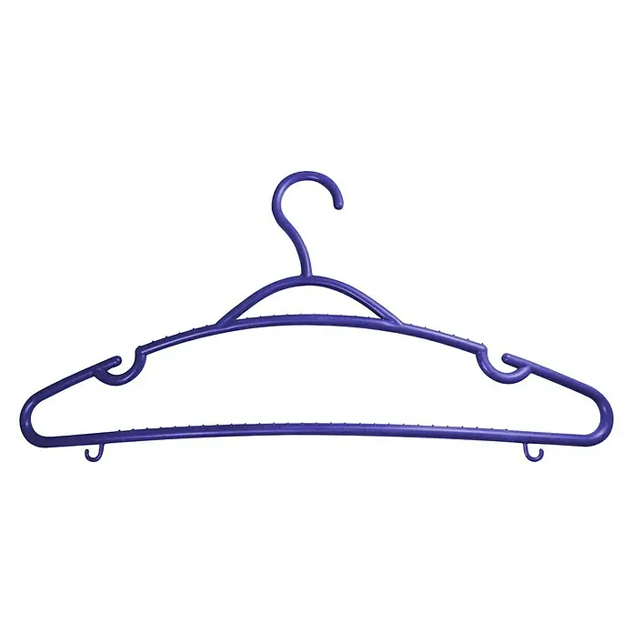 Jocca Percha 10 uds. - Gris/Violeta, Plástico