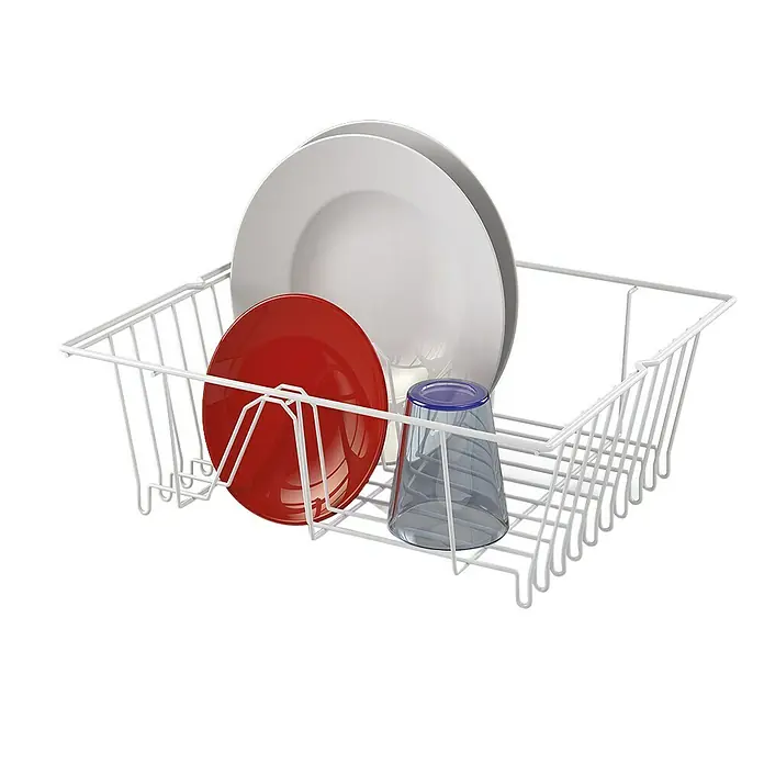 Metaltex Geschirrkorb Piccolo - L x B x H: 36 x 33 x 12 cm, Weiß - Anwendungsbeispiel
