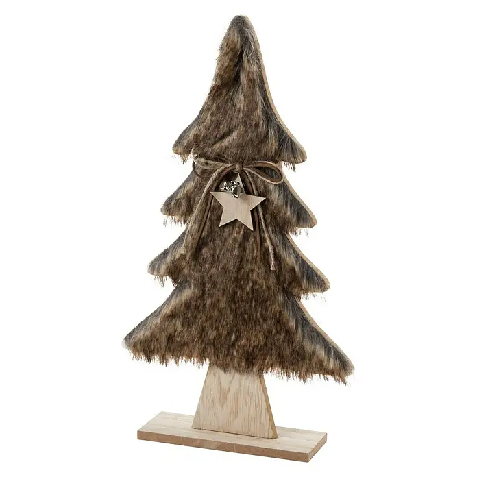 Decoratief figuur - Imitatiebont, Hoogte: 40 cm, Geassorteerde kleuren, Bruin, Beige