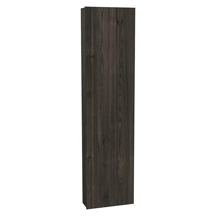 Camargue Aurinia Kofferschrank - Links, 40 x 15 x 160 cm, Marone Dekor Trüffel - Vorderansicht