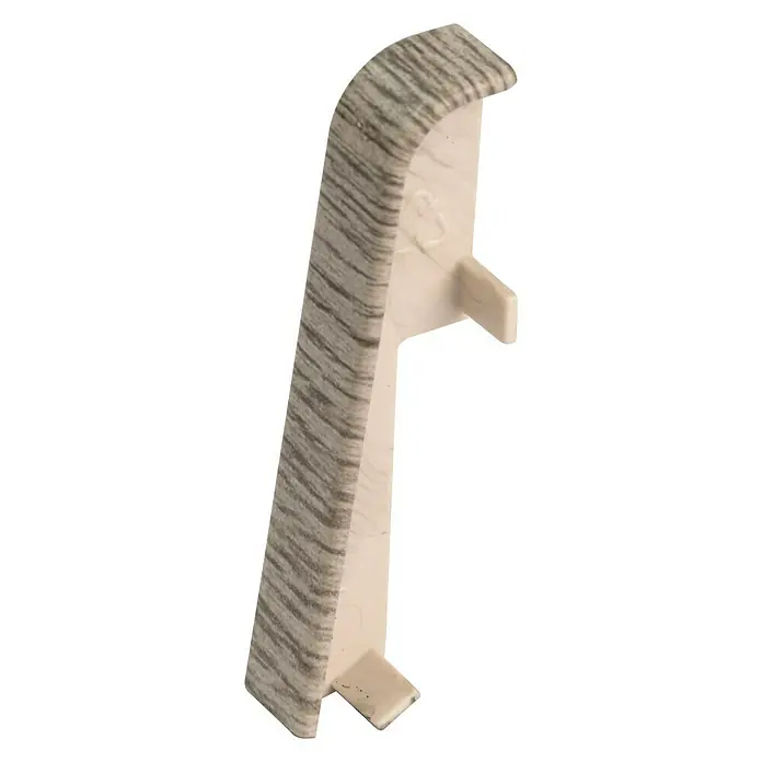 Egger Übergangskappe - Eiche Hellgrau, 2 Stk., Passend für: Egger Sockelleisten 17 x 60 mm