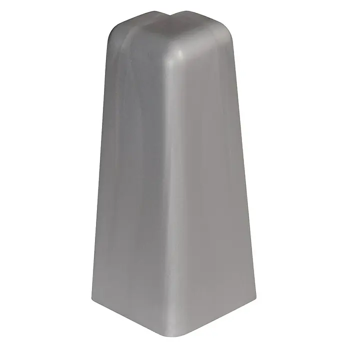 Egger Außenecke - Silber, 2 Stk., Passend für: Egger Sockelleisten 17 x 60 mm