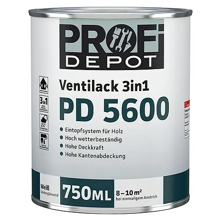 Profi Depot PD Venti-Weißlack 3in1 PD 5600