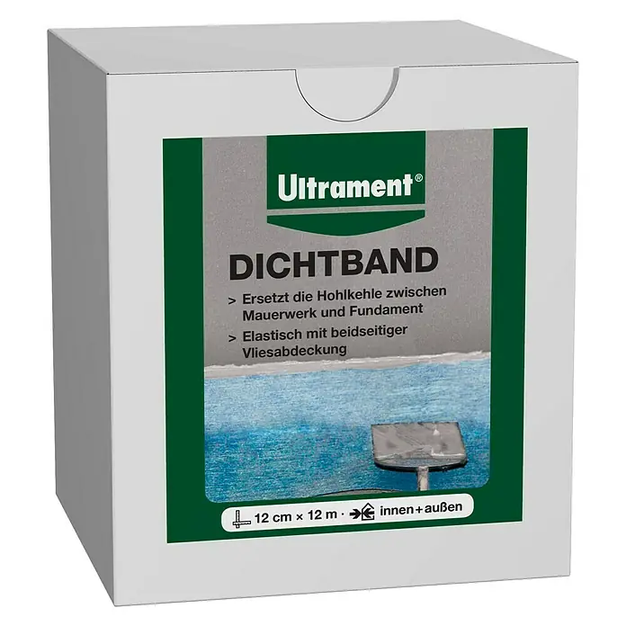 Ultrament Dichtband - 12 m, Beidseitig vliesbeschichtet