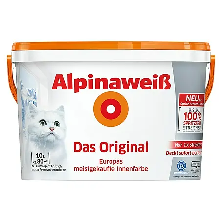 Alpina Alpinaweiß Wandfarbe Das Original