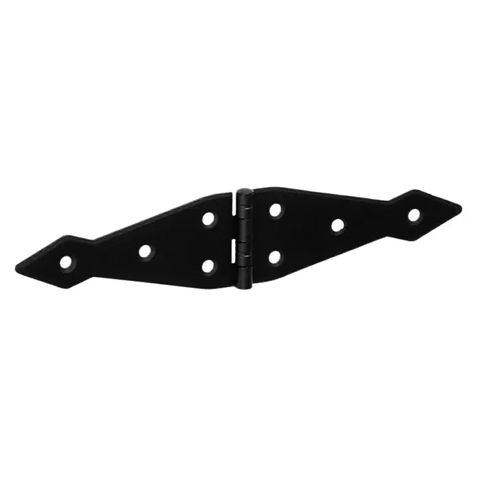 Domax Scharnier ZATS 200 - Länge: 200 mm, Stahl, Schwarz - Rechte Seitenansicht